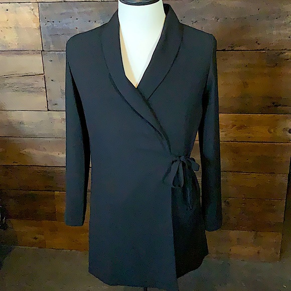 Suzy Shier Tops - Chic wrap tunic